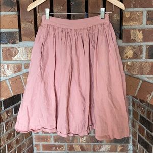 not Perfect Linen city skirt dusty pink Size S/M